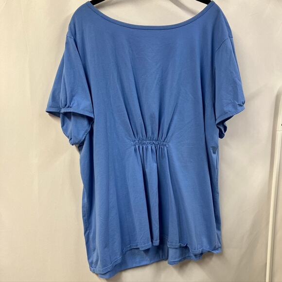 Eddie Bauer Womens Pima Cotton Tee 4X Synced Lightweight Spring Summer Classic - Picture 9 of 13